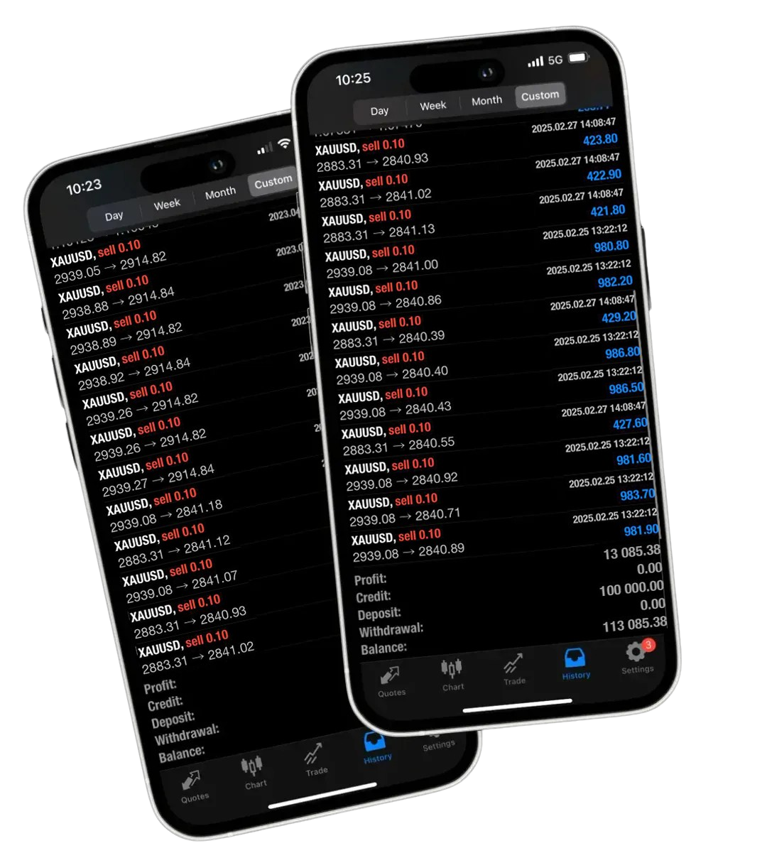Trading App Interface
